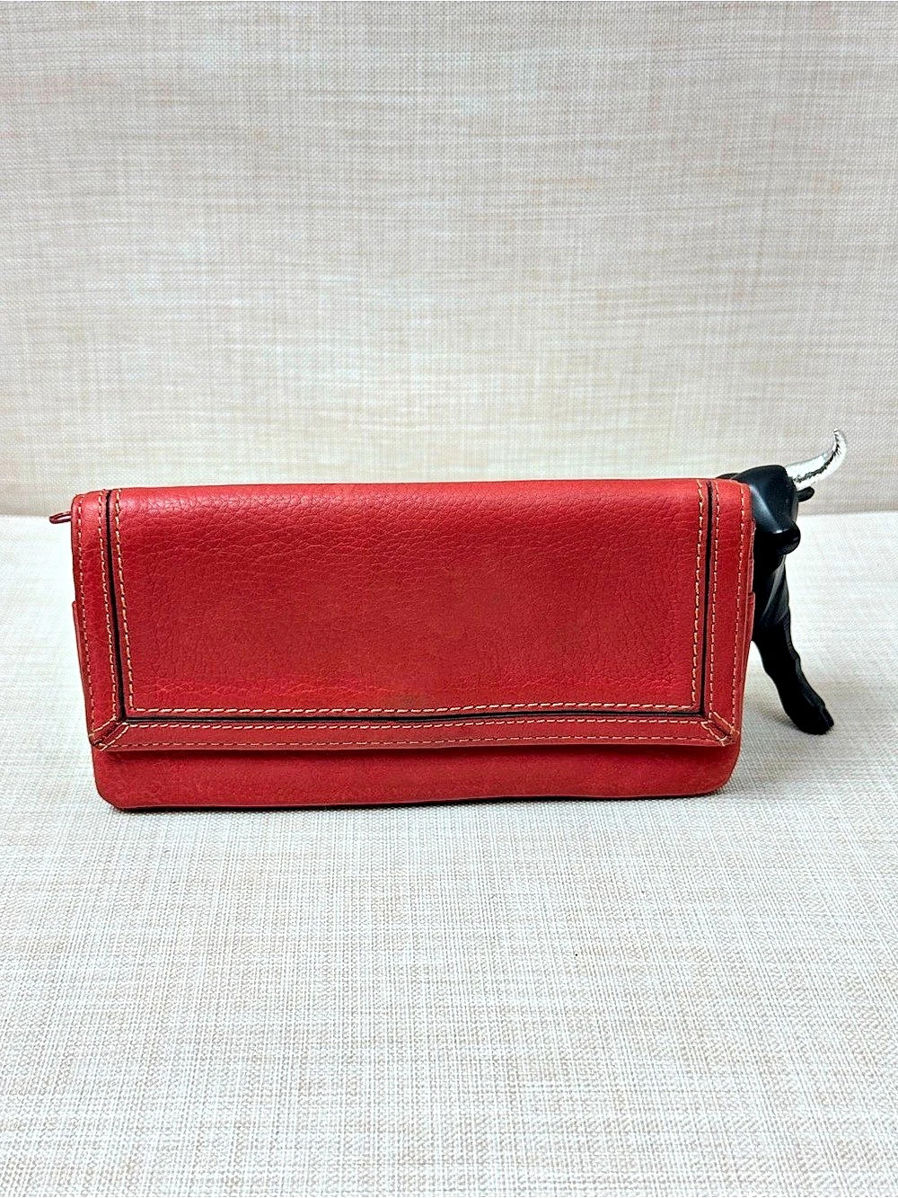 Fossil Red Leather Wallet